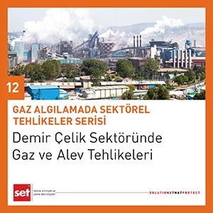 Demir Çelik Sektöründe Gaz ve Alev Tehlikeleri / Gaz Algılamada Sektörel Tehlikeler Serisi – 12